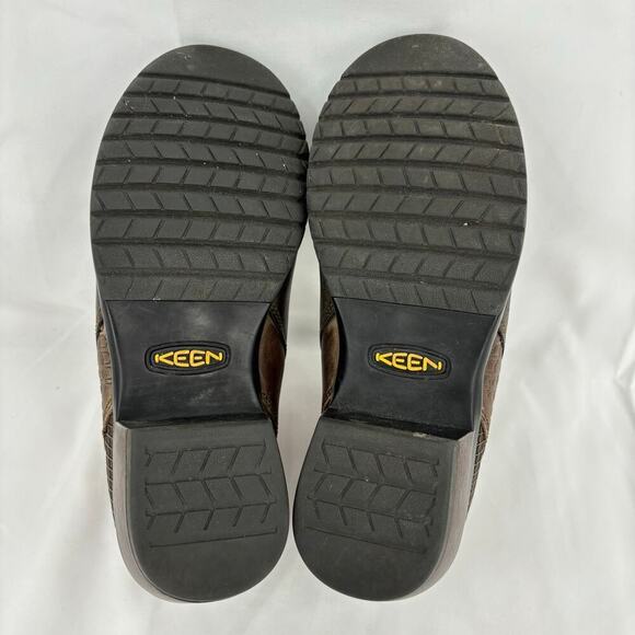 Keen Morrison Chelsea Ankle Boots Womens Size 6.5 Cascade Brown Leather Bootie - Picture 9 of 10